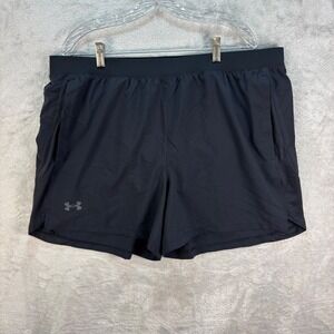 Under Armour Men's Fitted UA Launch 5" Running Shorts Black XXL NWT